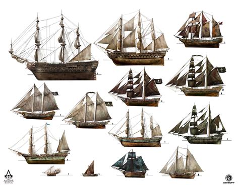 ArtStation - Assassin's Creed IV: Black Flag - 'Unique' Ships design, TEO YONG JIN | Assassins ...