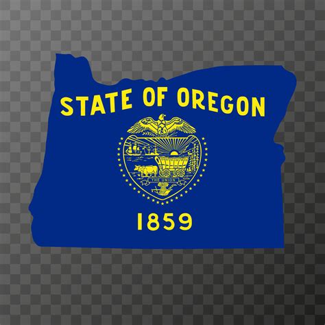 Oregon state flag. Vector illustration. 13430830 Vector Art at Vecteezy