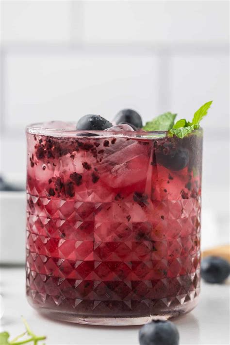 The Best Blueberry Lemonade Vodka Cocktail - Cooking Up Memories