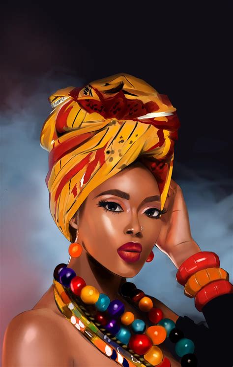 Nubian Beauty by MelanoidInk on DeviantArt | African women art, African women painting, Female art