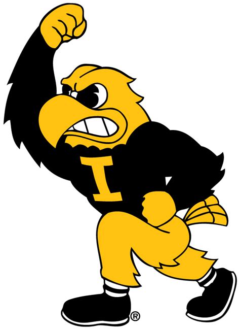 Iowa Hawkeyes Logo - Mascot Logo - NCAA Division I (i-m) (NCAA i-m) - Chris Creamer's Sports ...