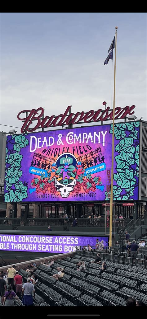 Unique Dead and Co Poster/Sticker for Wrigley 2022!! : r/deadandcompany