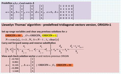 Tri-diagonal Matrix Algorithm (TDMA) - PTC Community