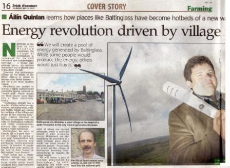 Cover Article in The Examiner | Energy Co-operatives Ireland