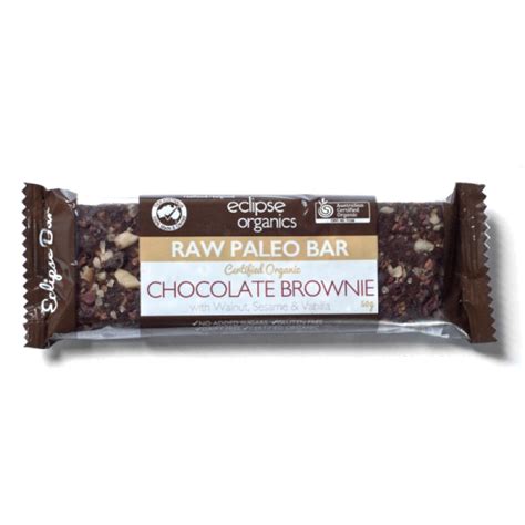 ECLIPSE ORGANICS PALEO BAR CHOCOLATE BROWNIE 45G - Family Life Organics