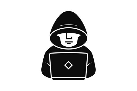 Hacker Icon or Logo Isolated Graphic by jaroslavbrilew · Creative Fabrica