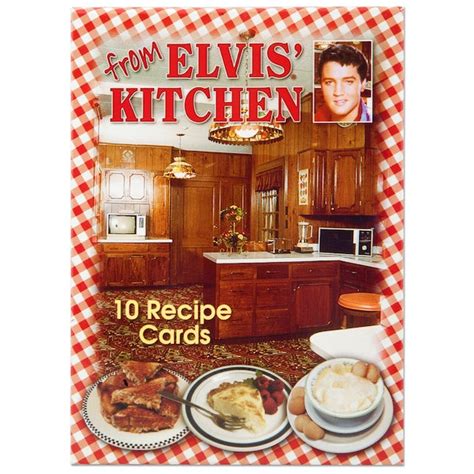 Elvis Presley From Elvis Kitchen Recipe Card Pack