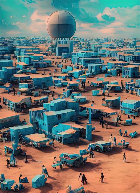 Boorama, Awdal, Somalia. Generative AI. Stock Image - Image of science, industry: 273287727