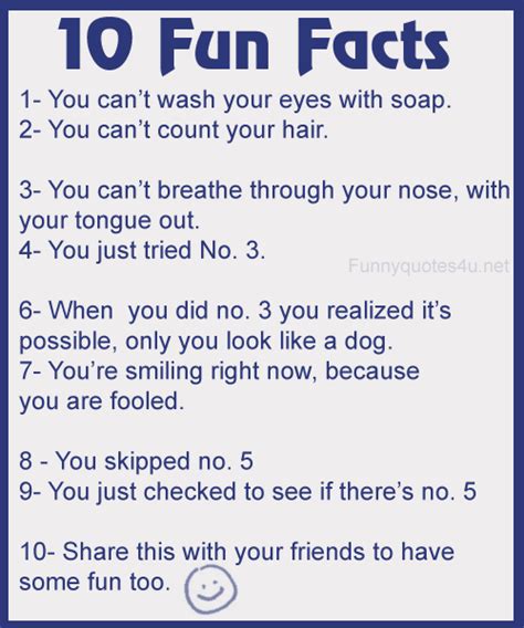 10 Fun Facts Trick