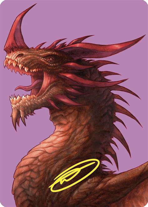 The Ur-Dragon Art Card (Gold-Stamped Signature) - Art Series: Commander ...