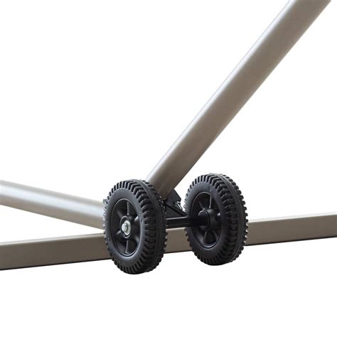 Hammock Stand with Wheel Kit - Taupe Textured | L-EKDTPWK