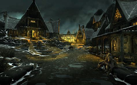 ArtStation - Whiterun Streets, Ray Lederer