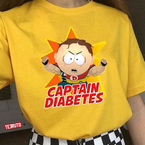 South Park Captain Diabetes Scott Malkinson Unisex T-Shirt - Teeruto