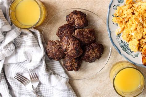 Beef Breakfast Sausage Patties - The Midwest Kitchen Blog