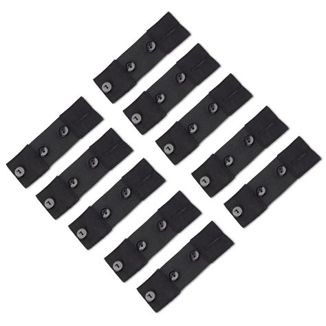 Elastic Waist Button Extender 10-Pack - Ideal Instant Waistband Stretch for Men, - Unisex ...