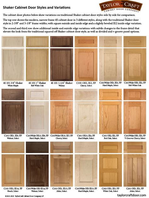 Shaker Cabinet Door Styles - TaylorCraft Cabinet Door Company