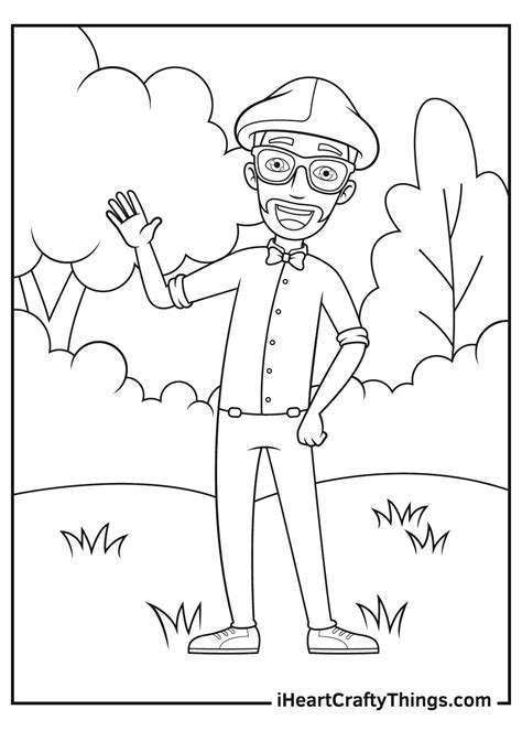 Printable Blippi Character Coloring Pages (Updated 2021)