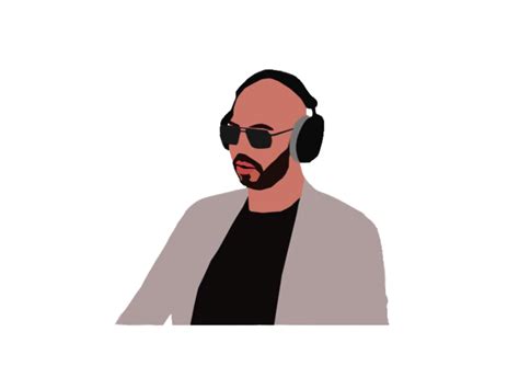 Andrew Tate DJ Music Producer Headphones Sunglasses Free PNG | PNG All