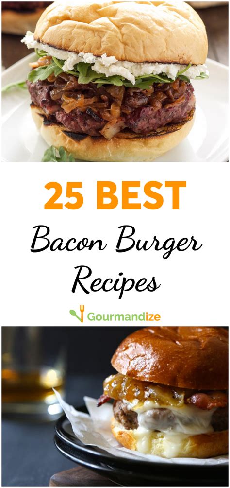 25 Best bacon burger recipes