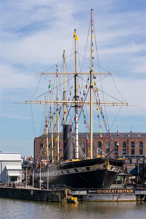 View of the SS Great Britain in Dry Dock in Bristol on May 13, 2019 Editorial Photo - Image of ...