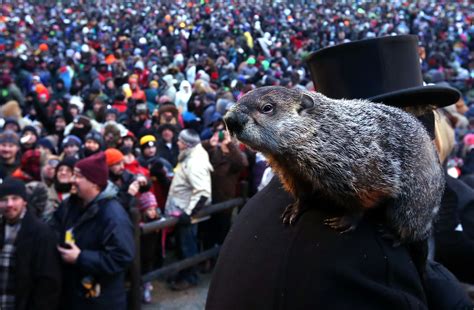 Annual Groundhog's Day Ritual Held In Punxsutawney, Pennsylvania