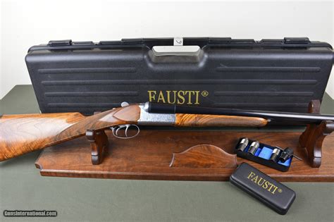 Fausti Style Side-by-Side 12 Gauge Shotgun With 28” Multi-Choke Barrels ...