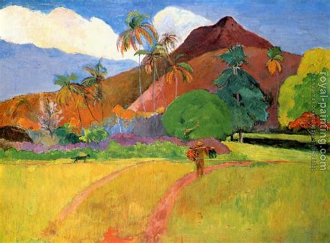 Tahitian Landscape II by Paul Gauguin | Oil Painting Reproduction