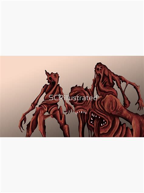 "SCP-610 (The Flesh That Hates) " Poster for Sale by SCPillustrated ...