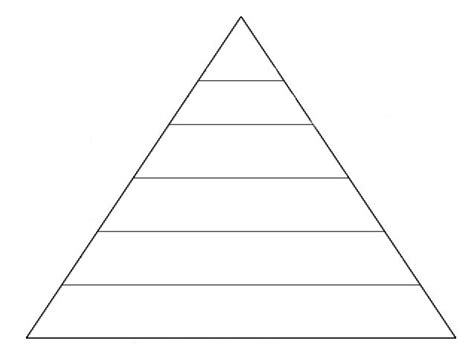 Food Pyramid Blank Template