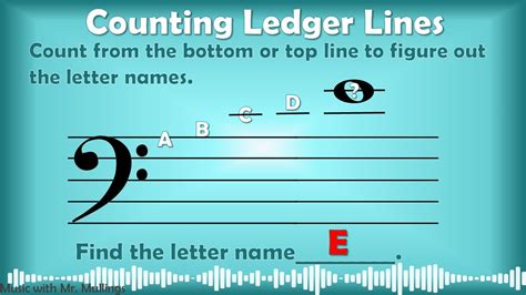 Ledger Lines Pt.2 - TEACHING & LEARNING MEDIA