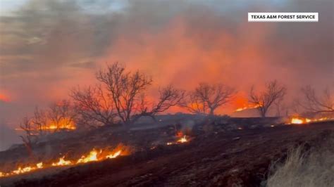 Woman dies in Texas after wildfire flames overtake her truck