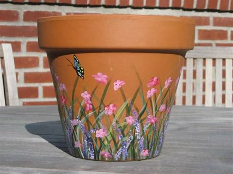 Handpainted By Nina TERRA COTTA POTS in 2021 | Decorated flower pots ...