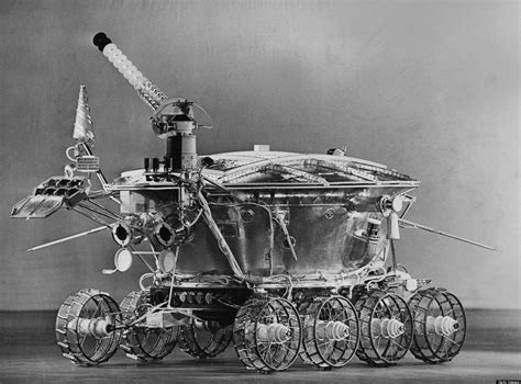 The USSR's contribution to lunar exploration. The tank like Lunokhod-1 ...