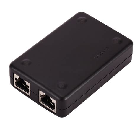 Mini 2 Port RJ45 Lan Hub Network Switch Splitter Box Computer Ethernet ...