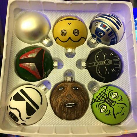 Star Wars ornaments! Dyi Christmas Ornaments, Star Wars Christmas Tree, Ornaments Diy, Christmas ...