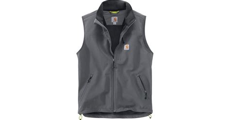 Carhartt Fleece Denwood Vest in Charcoal (Gray) for Men - Lyst