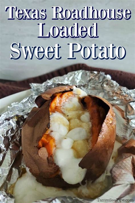 Copy Cat Texas Roadhouse Loaded Sweet Potato Recipe {Video} - Tammilee Tips