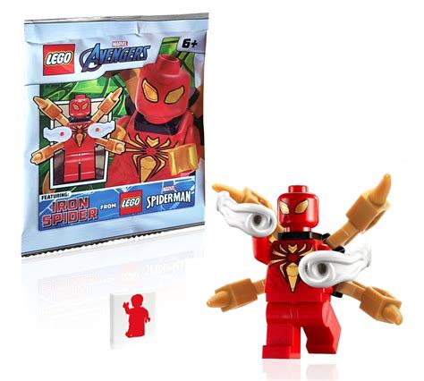 Buy LEGO Marvel Super Heroes Spider-Man Minifigure - Iron Spider Armor ...