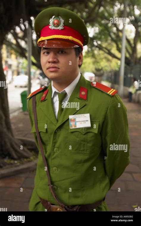 Vietnamese Policeman, Hanoi, Vietnam Stock Photo - Alamy