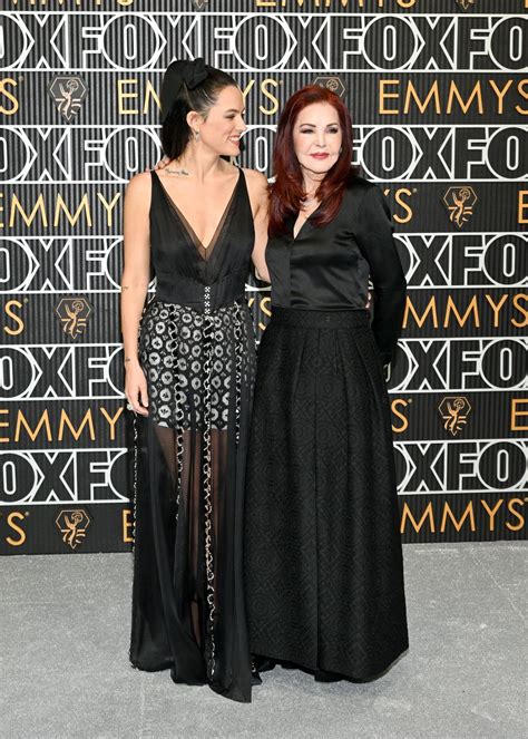 Riley Keough and Priscilla Presley Attend Emmys Following Elvis Estate ...