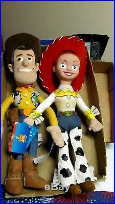 Vintage 18 Disney Toy Story Woody and Jessie Doll Set Good Condition | Toy Story Woody Doll