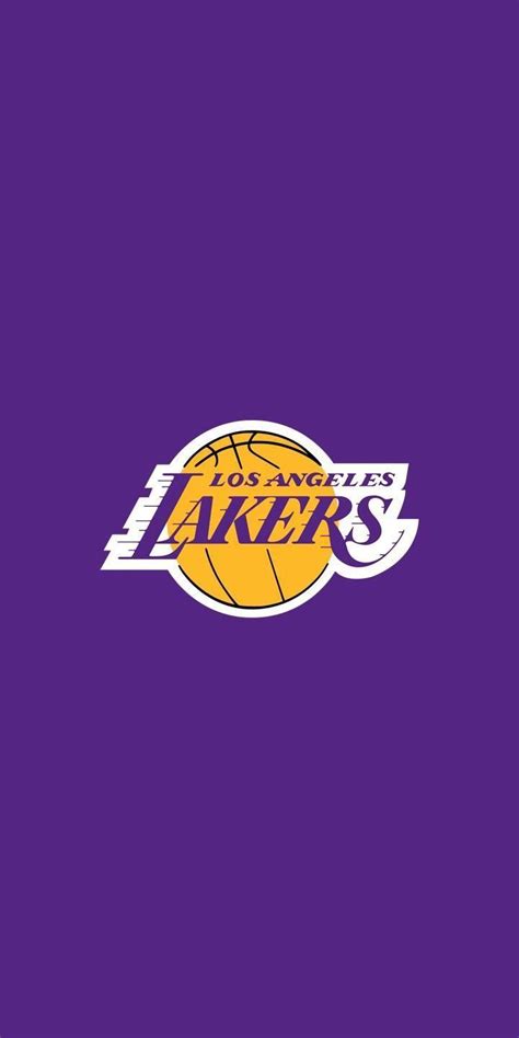 the los angeles lakers logo on a purple background with an orange and ...