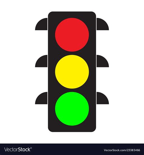 Traffic light Royalty Free Vector Image - VectorStock