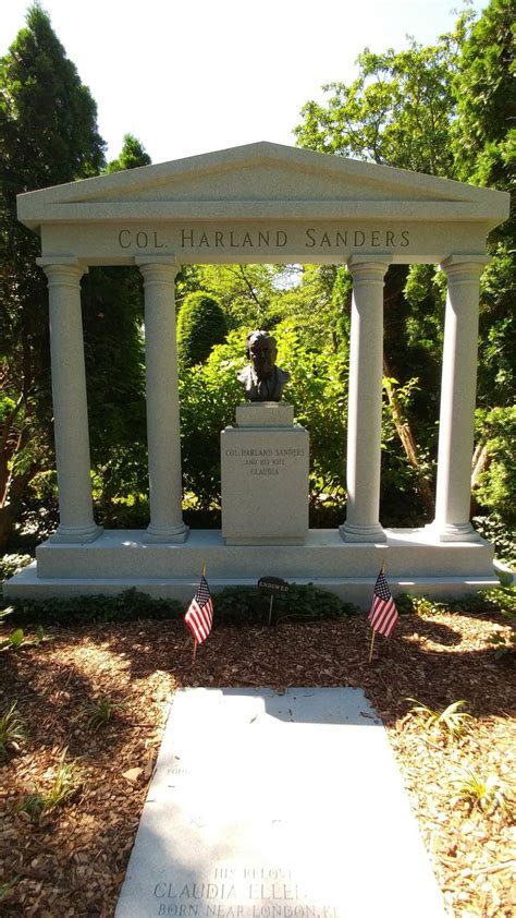 Colonel Sanders grave. Cave Hill Cemetery Louisville, Kentucky ...