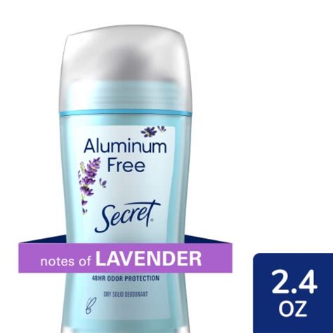 Secret® Aluminum Free Real Lavender Deodorant, 2.4 oz - Fry’s Food Stores