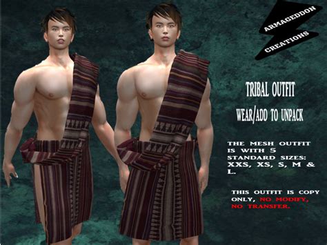 Second Life Marketplace - TRIBAL OUTFIT 190614