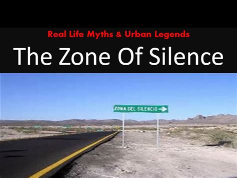 Real Life Myths & Urban Legends: THE ZONE OF SILENCE - YouTube