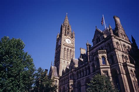 Free Stock photo of View of the exterior of the Manchester Town Hall | Photoeverywhere