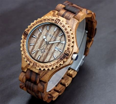 bewell wood watch for men wooden watches men's watch Sandal wood watches gift Free shipping-in ...