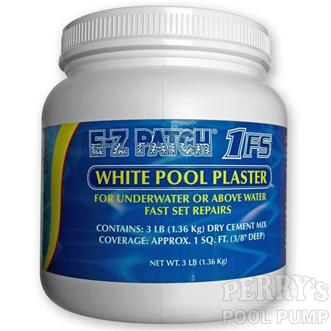 E-Z Patch 1 1FS Fast Set White Pool Plaster Repair Cement | Perry's ...